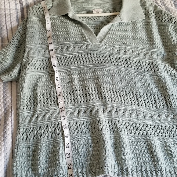 Joie Size XL Short Sleeve Sweater - Picture 4 of 6